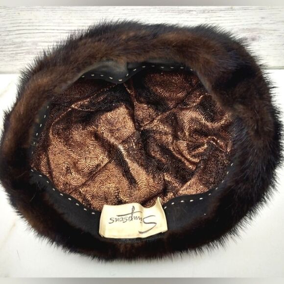 Simpsons Vintage Fur Mink Hat - Picture 11 of 15
